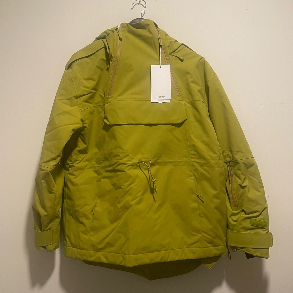 Rare! Halfdays Ronne Snowboard Jacket, SZ Small, Mustang, Primaloft NWT